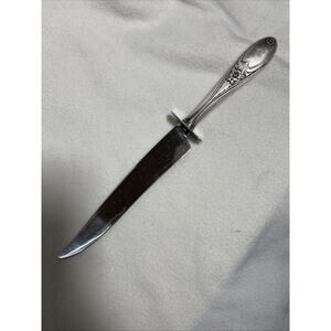 VTG Wallace Sterling Silver / Plated Handle, Stainless Steel Carving Knife